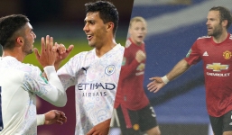 Thành Manchester dắt tay nhau đi tiếp vào tứ kết Cúp Liên đoàn Anh