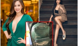 Dân tình 'lác mắt' khi Mai Phương Thúy diện balo gần 1 tỷ đi uống cà phê với bạn