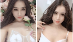 Á hậu Thư Dung được dân mạng gọi tên 'cô gái mặt rắn' vì khuôn mặt khác lạ nghi PTTM lỗi