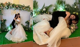 Mừng hơi quá đà khi bạn thân lấy được chồng, cô gái có biểu cảm 'khó đỡ' gây chú ý trên MXH