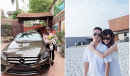 Nhan sắc mẹ bỉm sữa được chồng đại gia mua siêu xe 2,5 tỷ đồng tặng quà 8/3