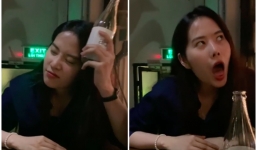 Nam Em lại bắt đầu trò lố khi bất ngờ tự cầm chai thủy tinh đập vào đầu