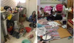 Rùng mình cô gái 'sang chảnh' nhưng phòng như bãi rác, nấm mọc thành cây trong chậu