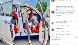 Hồ Ngọc Hà bất ngờ thông báo chuyển nghề sang lái xe Uber khiến fan cười ngất