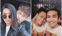 Ngô Kiến Huy dấy lên nghi án là 'trai cong' khi bất ngờ diện áo đôi với BB Trần