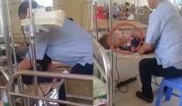 Vợ đau đớn nằm trên giường bệnh, chồng vừa tát vừa chửi và câu chuyện đau lòng phía sau