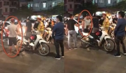 CSGT nói gì về clip tố thanh niên vỗ mông cô gái giữa phố