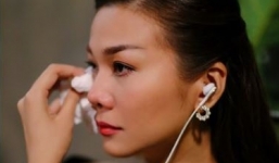 Thanh Hằng rơi nước mắt sau ồn ào tình cảm của Hà Anh Tuấn và Mỹ Tâm