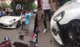 Tiết lộ lý do khiến chủ nhân siêu xe Porsche Panamera bị tông nát đầu nhưng không bắt đền