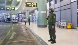 An ninh sân bay Nội Bài thắt chặt trước giờ di quan nguyên Chủ tịch nước Lê Đức Anh