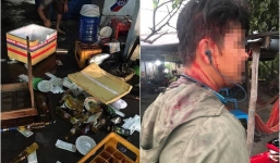 Clip: Thắc mắc tiền cơm, đôi nam nữ bị chủ quán đập điện thoại, dọa cắt tai