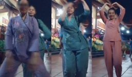 5 bạn nữ mặc đồ phật tử uốn éo giữa sân chùa và cái kết đắng từ dân mạng