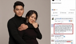 Chồng của Lê Phương bất ngờ thành tâm điểm bị ném đá vì cứ 'mải mê' hôn bạn đời