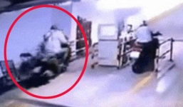 Clip: Tên trộm hiên ngang 'qua mặt' bảo vệ vào hầm chung cư trộm xe máy SH