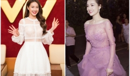 Nhã Phương kín kẽ là thế cũng gặp sự cố trang phục dưới ánh đèn flash nguy hiểm