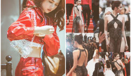 Ngọc Trinh bất ngờ diện đồ kín mít, mỉa mai sâu cay sau màn hở bạo tại Cannes