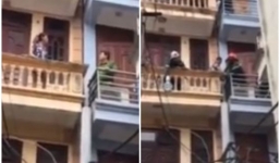 Clip: Nghẹt thở xem màn giải cứu đối tượng tẩm xăng định tự thiêu