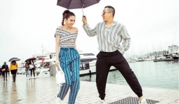 Ngọc Trinh tình tứ với Khắc Tiệp mặc những lùm xùm chửi xéo Lý Nhã Kỳ