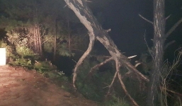 Xe bán tải đón khách bất ngờ lao xuống hồ nước, tài xế tử vong thương tâm