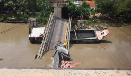 Tài xế điều khiển ô tô tải gây sập cầu Tân Nghĩa vẫn chưa trình diện