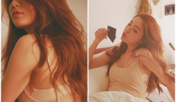 Bích Phương khoe ảnh 'giường chiếu' sau tin đồn đi chụp ảnh cưới với Shark Khoa