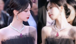 Cận cảnh chiếc vòng cổ đẳng cấp trị giá hơn 28 tỷ Karina (aespa) đeo tại Cannes