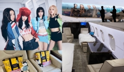 Cận cảnh chuyên cơ sang chảnh chở BlackPink lưu diễn tại nước ngoài: Giá thuê 'sương sương' 15 tỷ một lần bay!