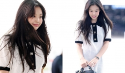 Jennie diện nguyên 'cây' Channel, xuất hiện giản dị sau khi công khai hẹn hò thách thức dư luận