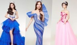 Cận cảnh trang phục final walk của Top 3 Miss World Vietnam sau ồn ào, Bảo Ngọc có thực sự 'lấn lướt' Mai Phương?