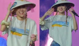 Rosé (BLACKPINK) đội nón lá ở concert Mỹ, fan Việt nức lòng 'đúng là con dâu Việt Nam'