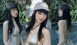 Tâm Tít khoe body bốc lửa với bikini, visual xinh ná thở khiến netizen đổ rầm rầm