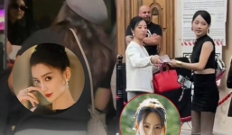 Angela Baby, Trương Gia Nghê bị phát hiện tới hộp đêm thoát y xem Lisa biểu diễn, netizen tranh cãi dữ dội