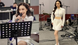 Hồ Quỳnh Hương diện áo croptop khoe eo thon, nhan sắc tiếp tục gây hoang mang