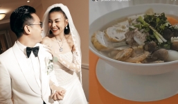 Thanh Hằng ra dáng 'nữ công gia chánh' sau khi kết hôn với ông xã nhạc trưởng