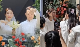 Võ Hoàng Yến - Minh Tú đều bắt hoa cưới của Diễm My 9X, dân tình rần rần chờ tin vui