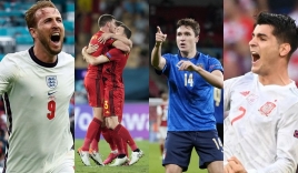 Xác định 4 cặp đấu tại tứ kết Euro 2021: Anh sáng cửa đi tiếp, 'chung kết sớm' Bỉ vs Italia