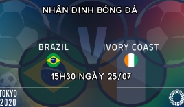 Dự đoán U23 Brazil vs U23 Bờ Biển Ngà, 15h30 ngày 25/07: Bảng D môn bóng đá nam Olympic