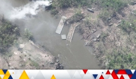 Ukraine tung bằng chứng quân đội Nga mất cả tiều đoàn khi cố vượt sông