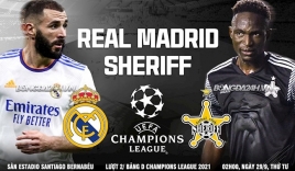 Nhận định Real Madrid vs Sheriff (2h00, 29/09) vòng bảng Champions League: Khuất phục “cảnh sát trưởng”