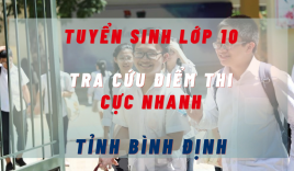 Tra cứu điểm thi tuyển sinh lớp 10 tỉnh Bình Định năm 2022 cực nhanh, cực chính xác 