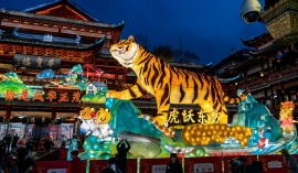 Loạt tượng hổ ấn tượng khắp thế giới: Trung Quốc mũm mĩm, Singapore uy mãnh, Hàn Quốc mang tính giải trí