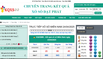 Đạt Phát - Cập nhật kết quả xổ số kiến thiết miền Nam trong ngày nhanh chóng