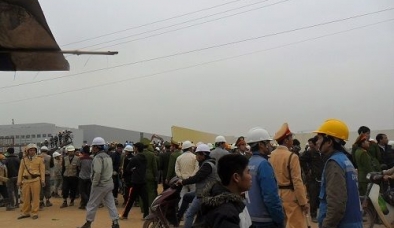 Khởi tố vụ xô xát giữa công nhân và bảo vệ tại Samsung Thái Nguyên