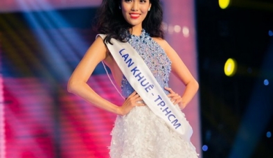 Cận cảnh nhan sắc quyến rũ của Hoa khôi Áo dài - Lan Khuê