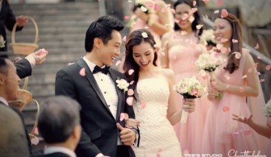 Trọn bộ ảnh cưới đẹp lung linh của Hoa hậu Trúc Diễm và chồng Việt kiều