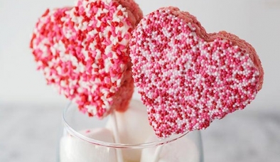 Giáng sinh làm kẹo trái tim ngọt ngào tặng nửa kia