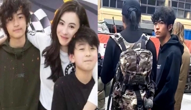 Bắt trọn khoảnh khắc hiếm có của Tạ Đình Phong và con trai 