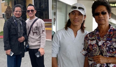 Danh ca Chế Linh hiếm hoi xuất hiện cùng con trai Chế Phong sau thời gian xa cách