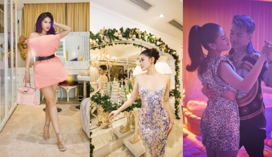 Choáng ngợp căn hộ 'dát vàng' xa hoa của Ngọc Thanh Tâm