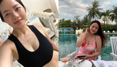 Giảm cân thành công, Phan Như Thảo tự tin diện đồ bơi, CDM hết lời khen